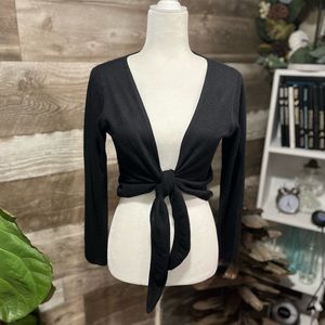 Black cashmere shrug
